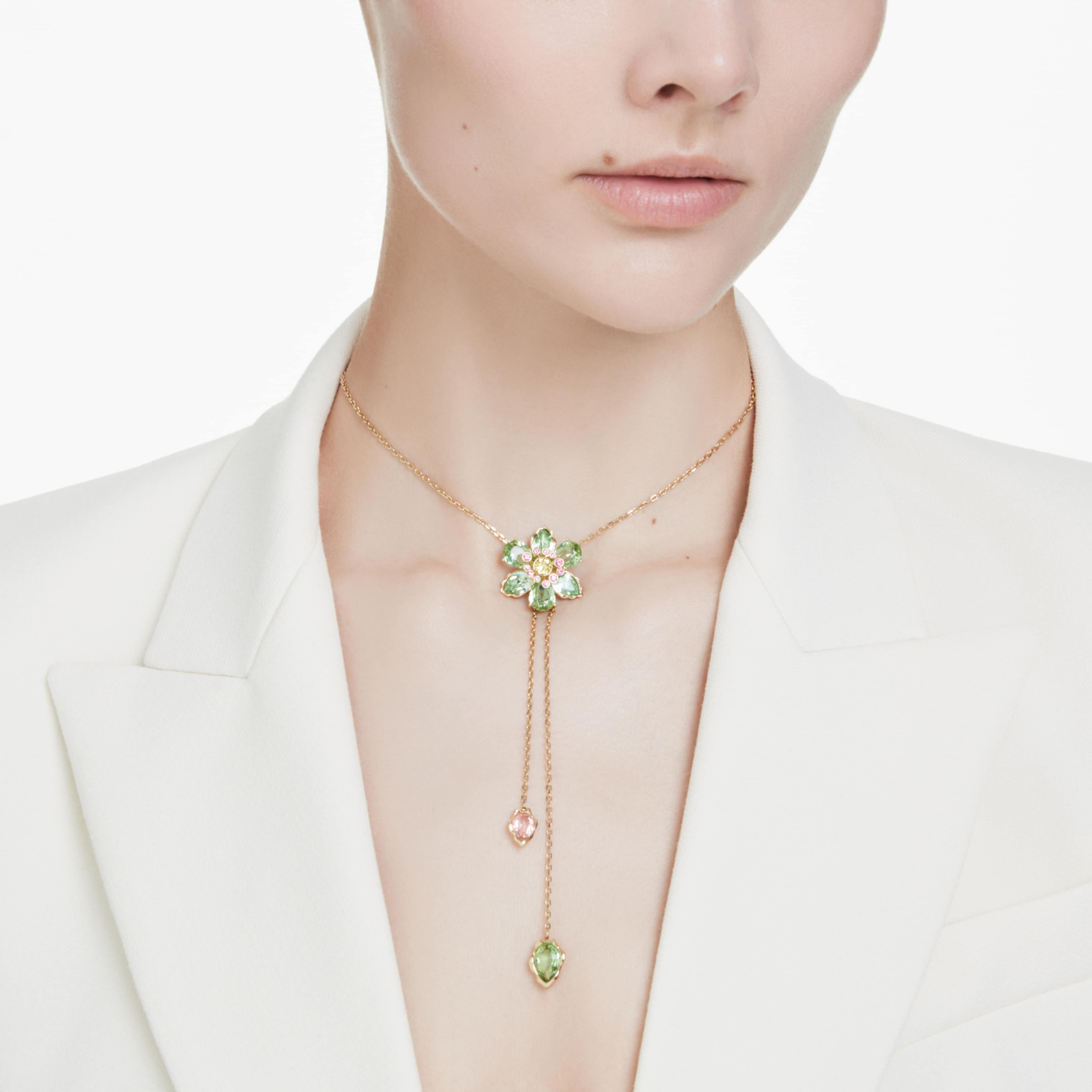 Idyllia Flower Y Necklace