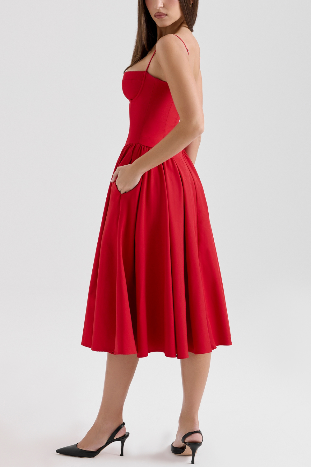 Corset Midi Dress