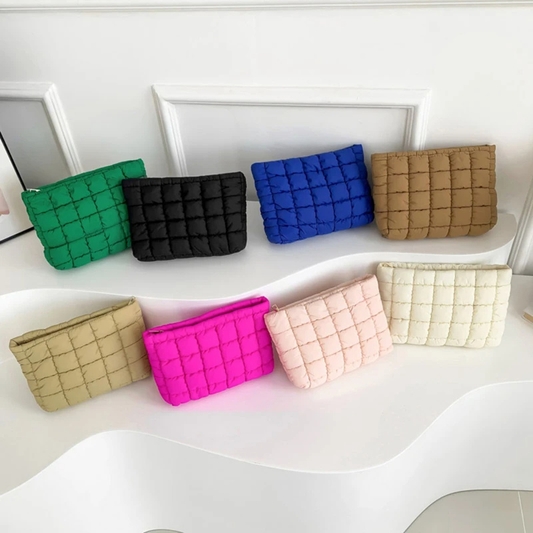 Quilted Puffer Pouch