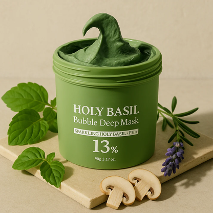 Holy Basil Bubble Deep Mask