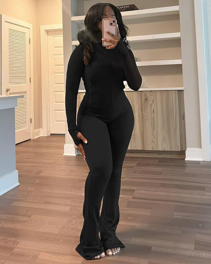 BBL Jacket + Flare Leggings Set