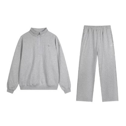 1/4 Zip Sweat Set - 1/4 Zip + Sweats